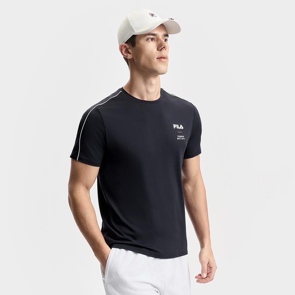 New FILA TENNIS T Shirt Men's RD Royal Blue A11M523118F-NV