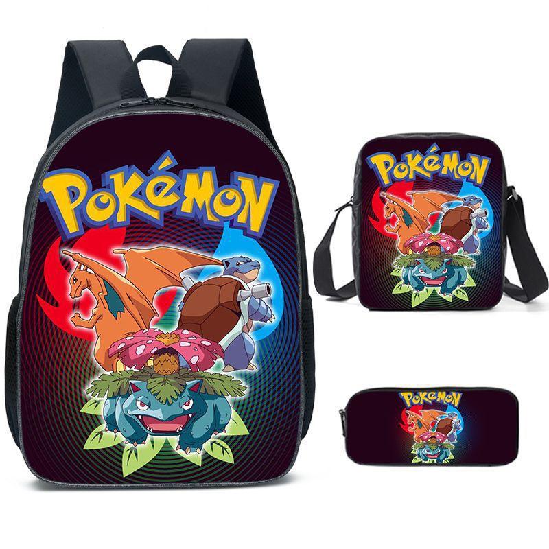 Primary And Secondary School Students Schoolbag Cartoon Backpack Breathable And Wear-Resistant Children'S Backpack Satchel Pencil Bag Set