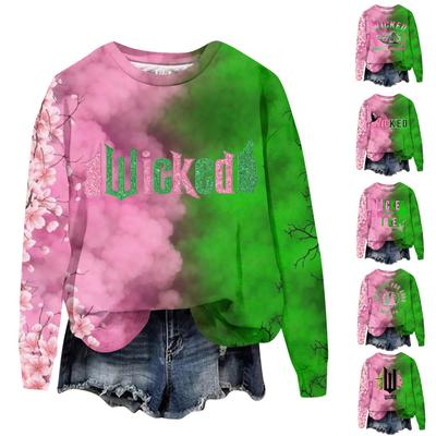 Sweatshirt For Women Shirts Fashion Sweater Long Sleeve Neck Clothes