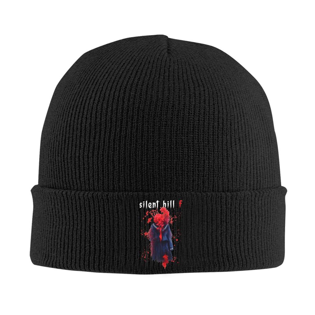 Silent Hill F Blossom Art Knitted Hat Womens Unisexs Beanie Winter Hats Acrylic Hip Hop Caps