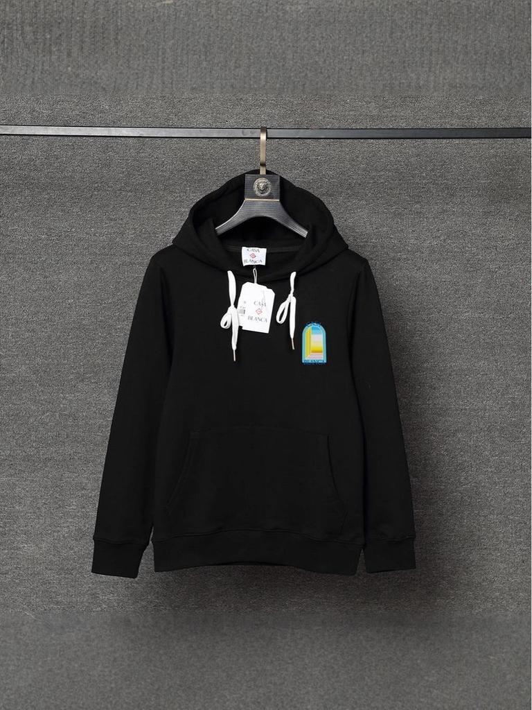 Casablanca Unisex Letter Print Long Sleeve Sweatshirt