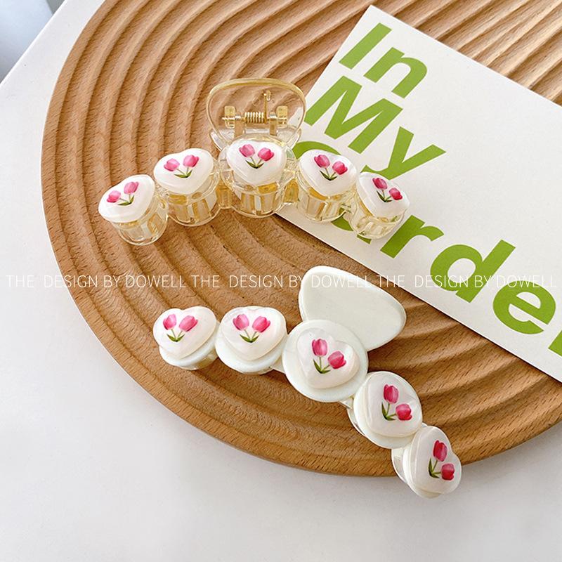 Tulip Stunning Flower Hair Claw Clip For Women Perfect For Looks Stylish