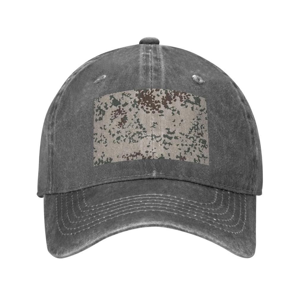 Splintertarn GerUnisex WW Camouflage Army Military Camo Washed Denim Cap Casual Baseball Caps Hat Summer Unisex Baseball Hats