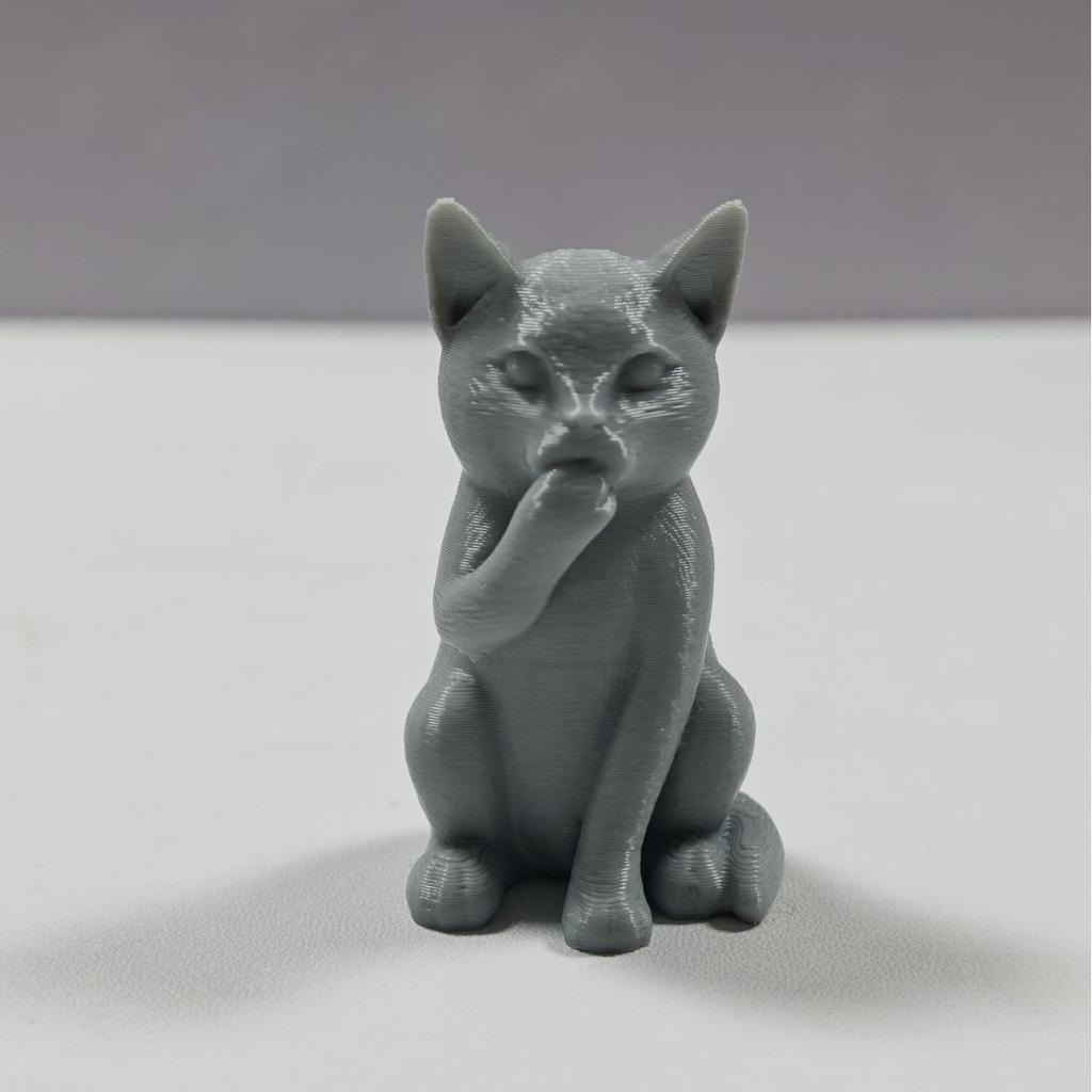 3PCS Cute Creative Simulated Kittens, "Invisible Evil" Learning Office Car Decoration and Garden Balcony Landscape Micro Crafts