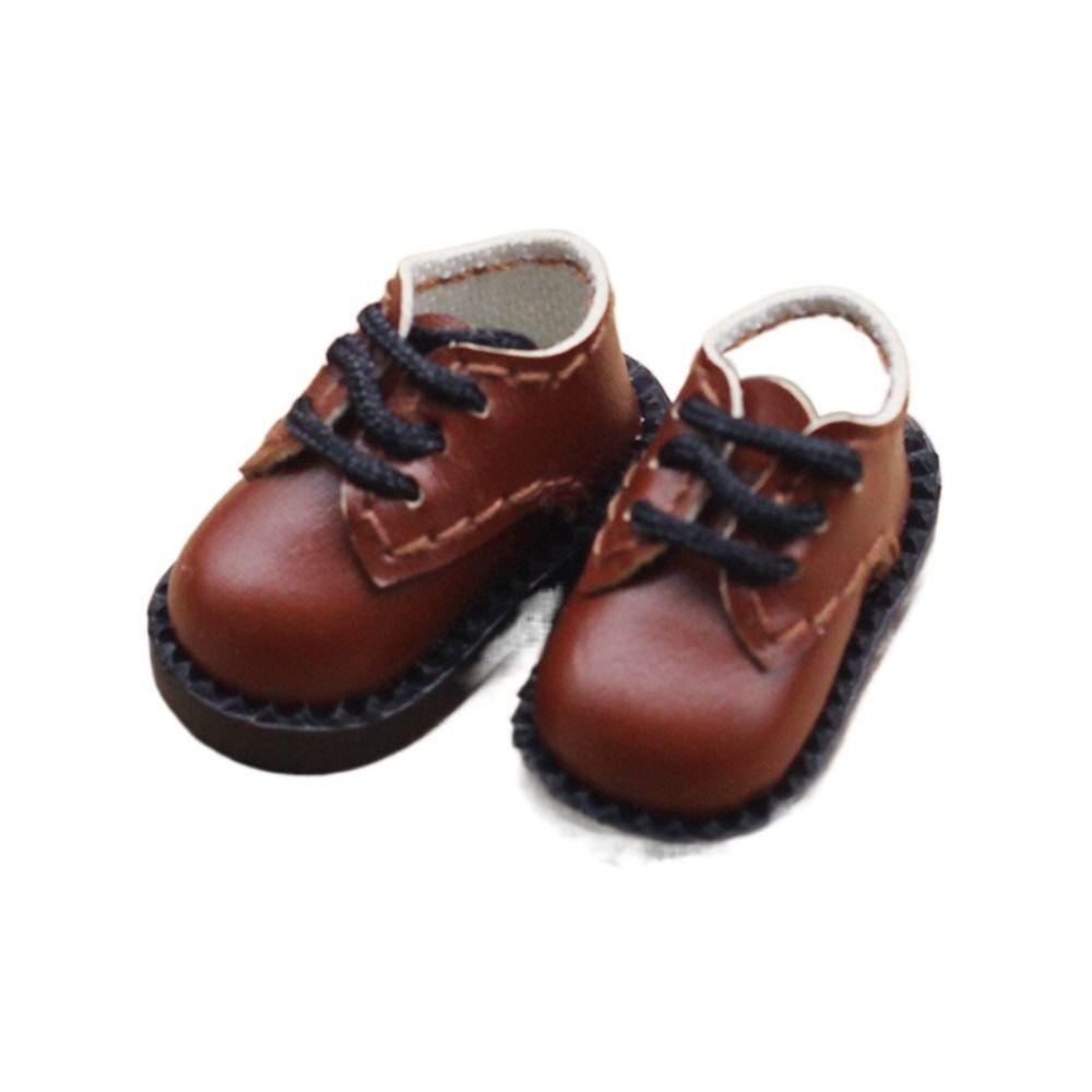 

Multiple Colour 1 Pair Ob11 DOD 1/12 Bjd Shoes All-Match PU Leather Molly PU Leather Shoes Delicate Cute Body9 GSC YMY Shoes