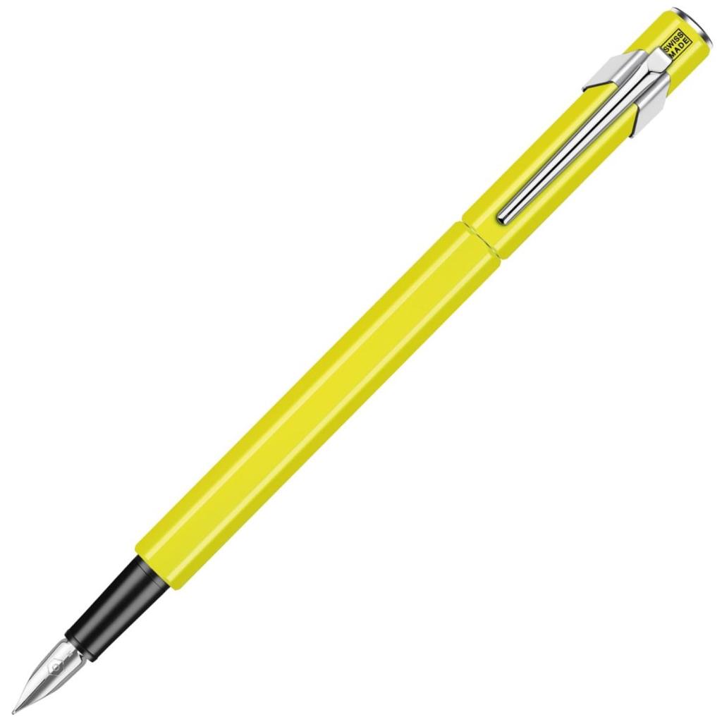 CARAN Caran Fountain Pen B Bold 849 Fluorescent Yellow Official Import D'ACHE d'Ache 0843-470