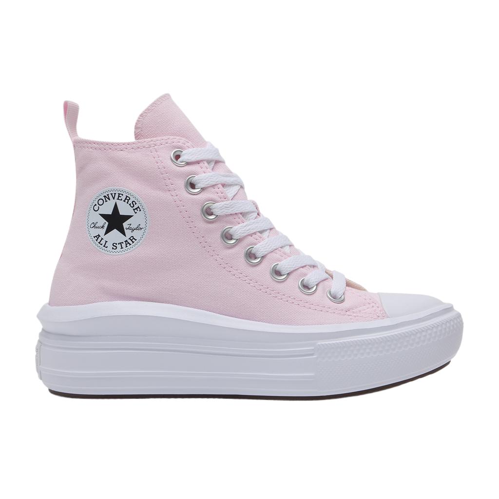 Converse Chuck Taylor All Star Move New Found Bloom Comfortable Lace-Up High-Top Canvas Shoes Unisex sneakers A15857C