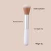 Single Little White Handle Powder & Blush Brush