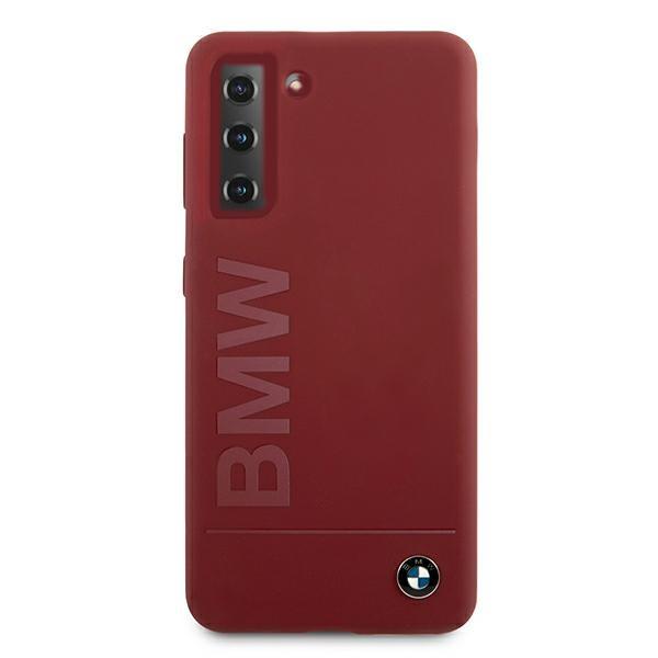 Case Bmw Bmhcs21Mslblre S21+ G996 Red Hardcase Silicone Signature Logo