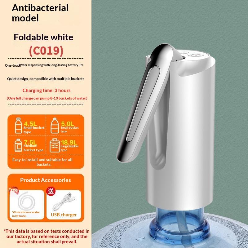Automatic Water Dispenser Electric Water Pump Button Control Usb Charge Portable For Kitchen Office Outdoor Drink Dispenser