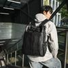 New PU Soft Leather Backpack Men's Work Business Large-capacity Laptop Bag