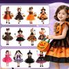 Halloween Girl Princess Dress With Embroidered Lace For Special Occasions
