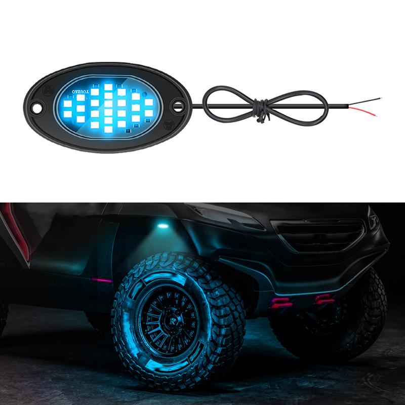 12V Car Led Chassis Light Off-road Vehicle Wrangler Chassis Modification Light Middle Net Light Ambient Light