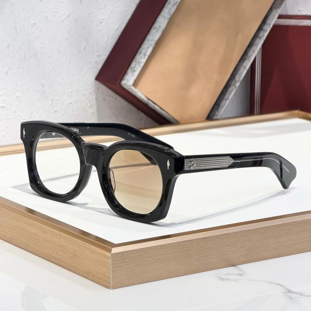 ELMYRI Trendige Handgefertigte Acetat-Sonnenbrille für Damen & Herren - Fotochemisch, Perfekt für den Urlaub & Partys