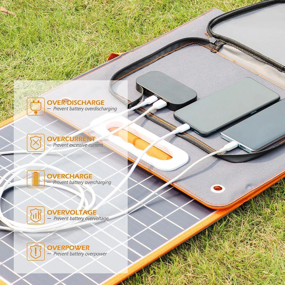 Flashfish A501 540Wh 500W Przenośna stacja zasilania + TSP 18V 100W Składany panel słoneczny Zestaw energii awaryjnej