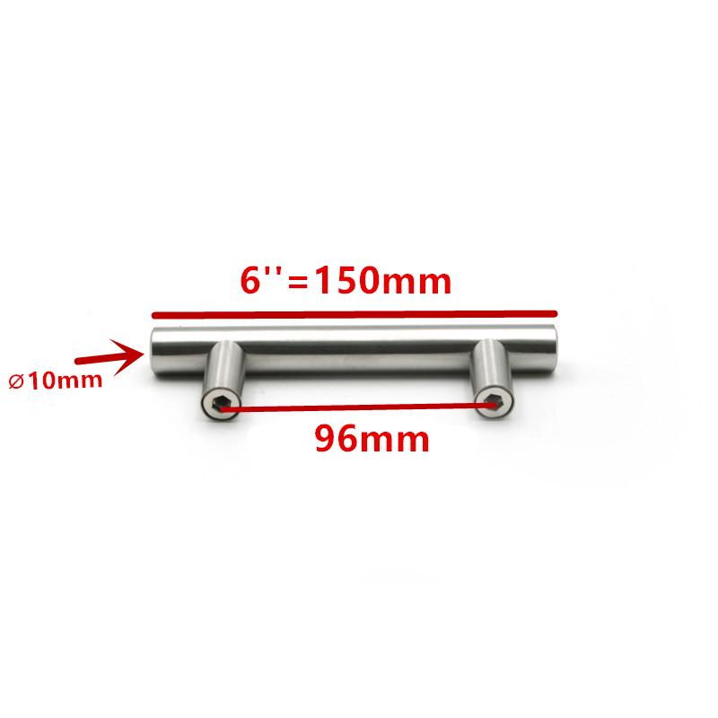 50mm-450mm Stainless Steel Kitchen Door Cabinet T Bar Handle Pull Knob Cabinet Knobs Furniture Handle Cupboard Drawer Handle