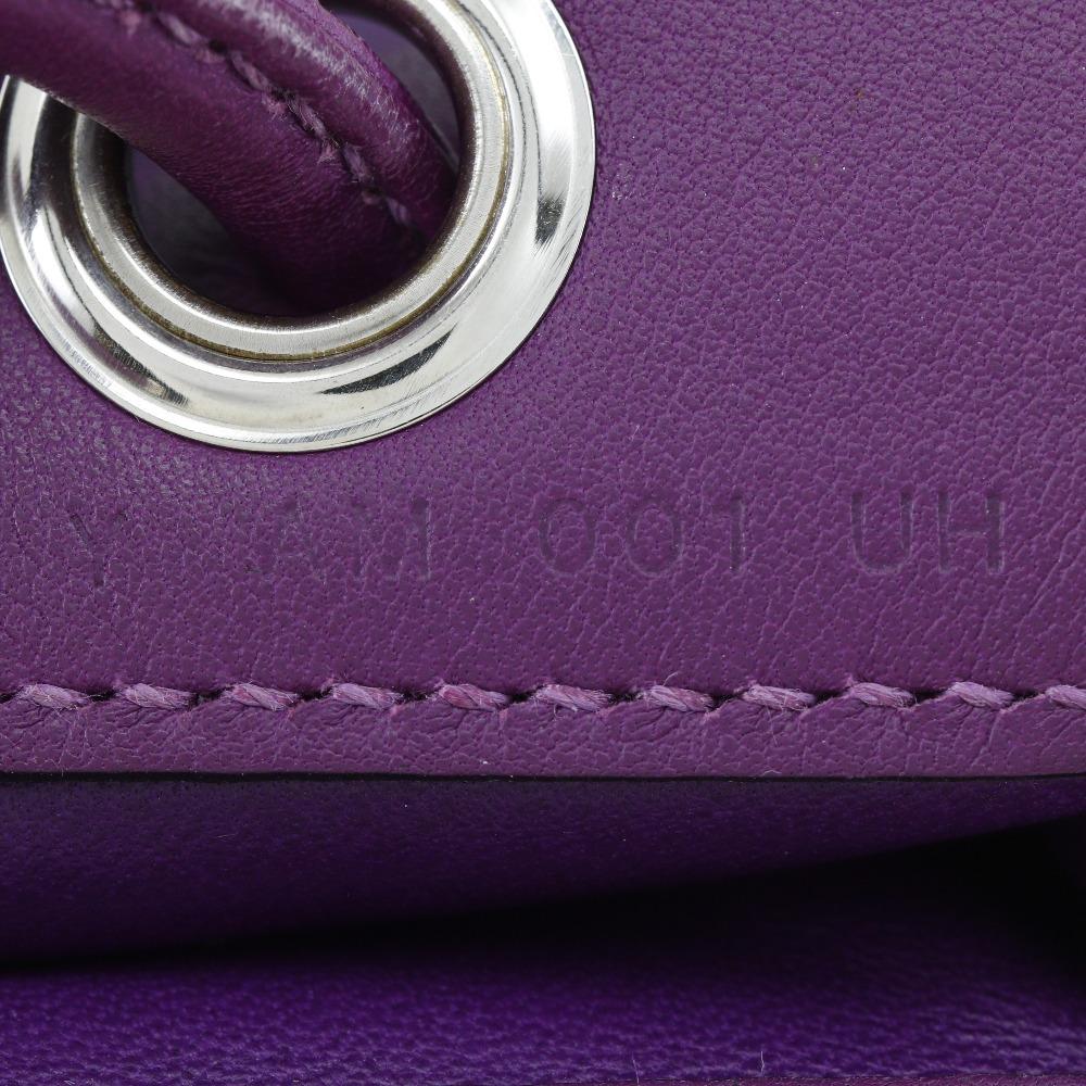 HERMES Aline Mini Shoulder Bag purple/SilverHardware Vaux Swift Women Used