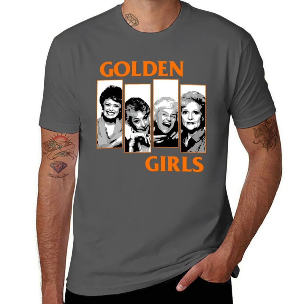 girls golden TShirt Trendy Pattern TShirt for Men
