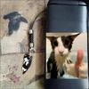 Lovely Cat Charm Strap Lanyard Anti-Lost Phone String Keychain for Bag Backpack