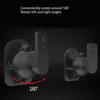 Universal Surround Small Satellite Ceiling Speaker Brackets 1Set Black Soundbar Wall mounting Brackets for Speakers