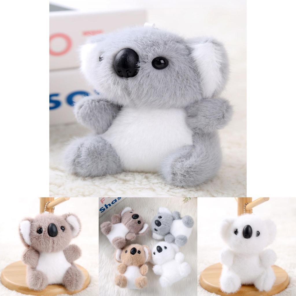 Koala Doll Pendant Soft Plush Keyring For Backpack Decor And Gifts