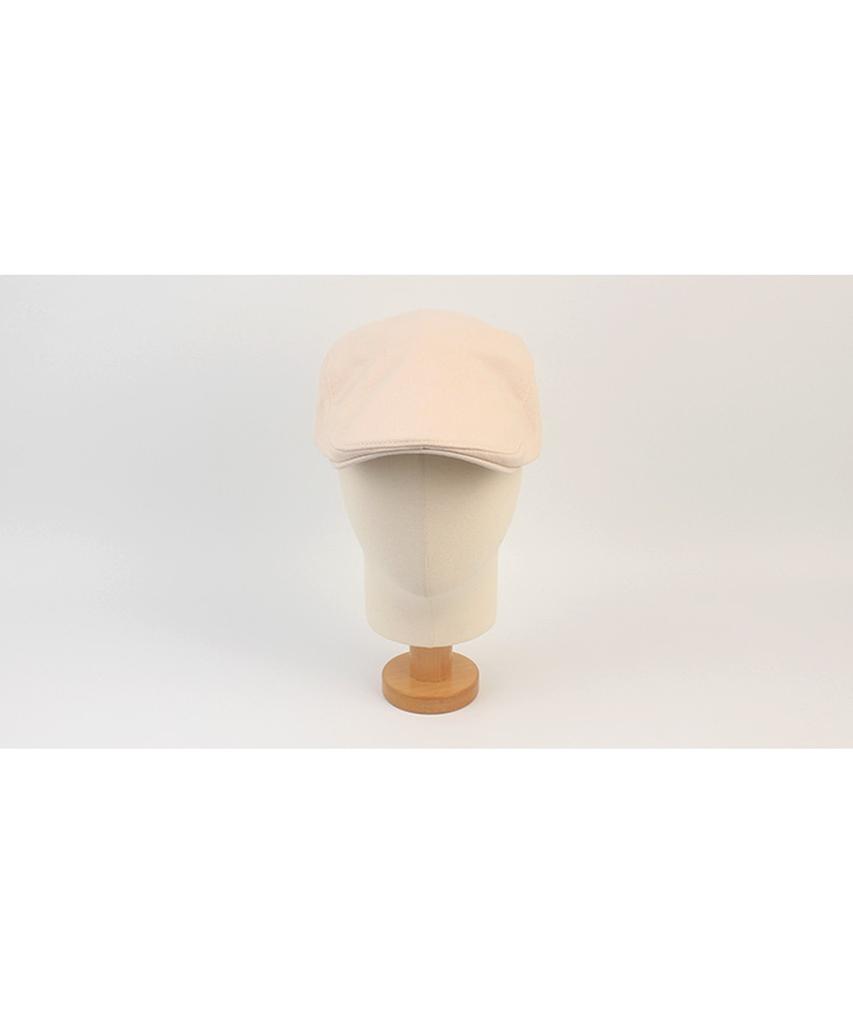 Simple Linen Ivory Hunting Cap Beret