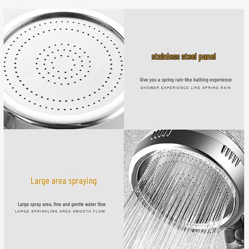 Chu Ke Pressurized Maifan Stone Filter Handheld Shower Head