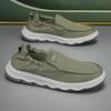 Ice Silk Canvas Men's Shoes Summer New Popular Lazy One Pedal Sports and Leisure Board Shoes Old Beijing Cloth Shoes