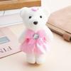 Christmas Gift Mini Doll Toy Plush Animal Hard foam Plus Plush Small Teddy Bear Plush Doll Bouquet Bear Kid Toys