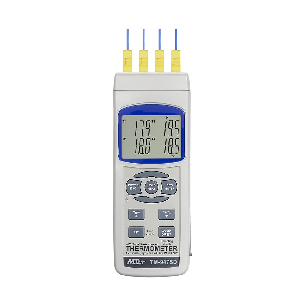 

Mother Tool Data Logger 4 Channel Thermometer TM-947SD