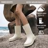 New medium tube rain shoes women's fashion adult outdoor non-slip waterproof shoes rainforest hiking rain boots