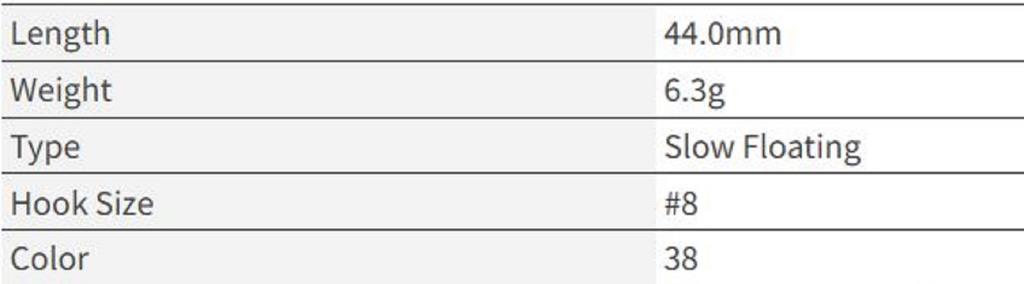 OSP Blitz Tiny MR 44 Mm 6.3 Grams Floating Lure PGF-48 (2284)