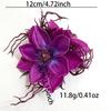 Girls Hair Clip Camellia Women Kid Hairgrips Artificial Headdress Barrettes Camellia Shape Sweet 2000s Girls Hairpins