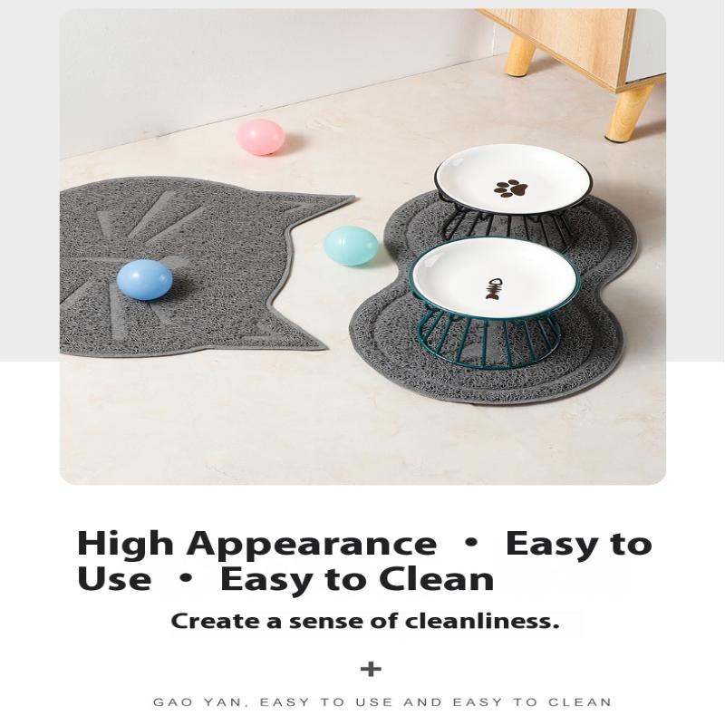 Ceramiczna podwyższona miska dla zwierząt jedzenie woda smakołyki dla kotów i psów stojak na miski akcesoria do karmienia i picia na zewnątrz