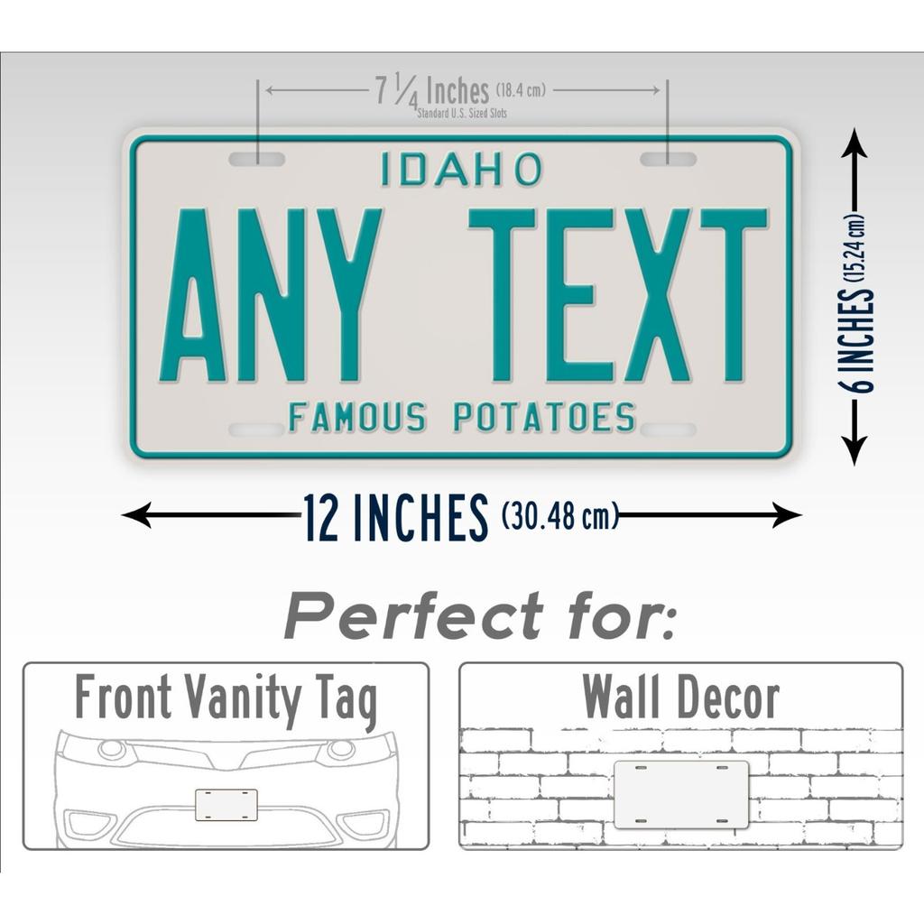 Personalized Vintage Idaho Tin Sign Retro Wall Decor