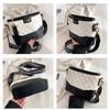 Lattice Rhombic Lattice Shoulder Bag Letter Underarm Bag Cute Crossbody Bag  Girls