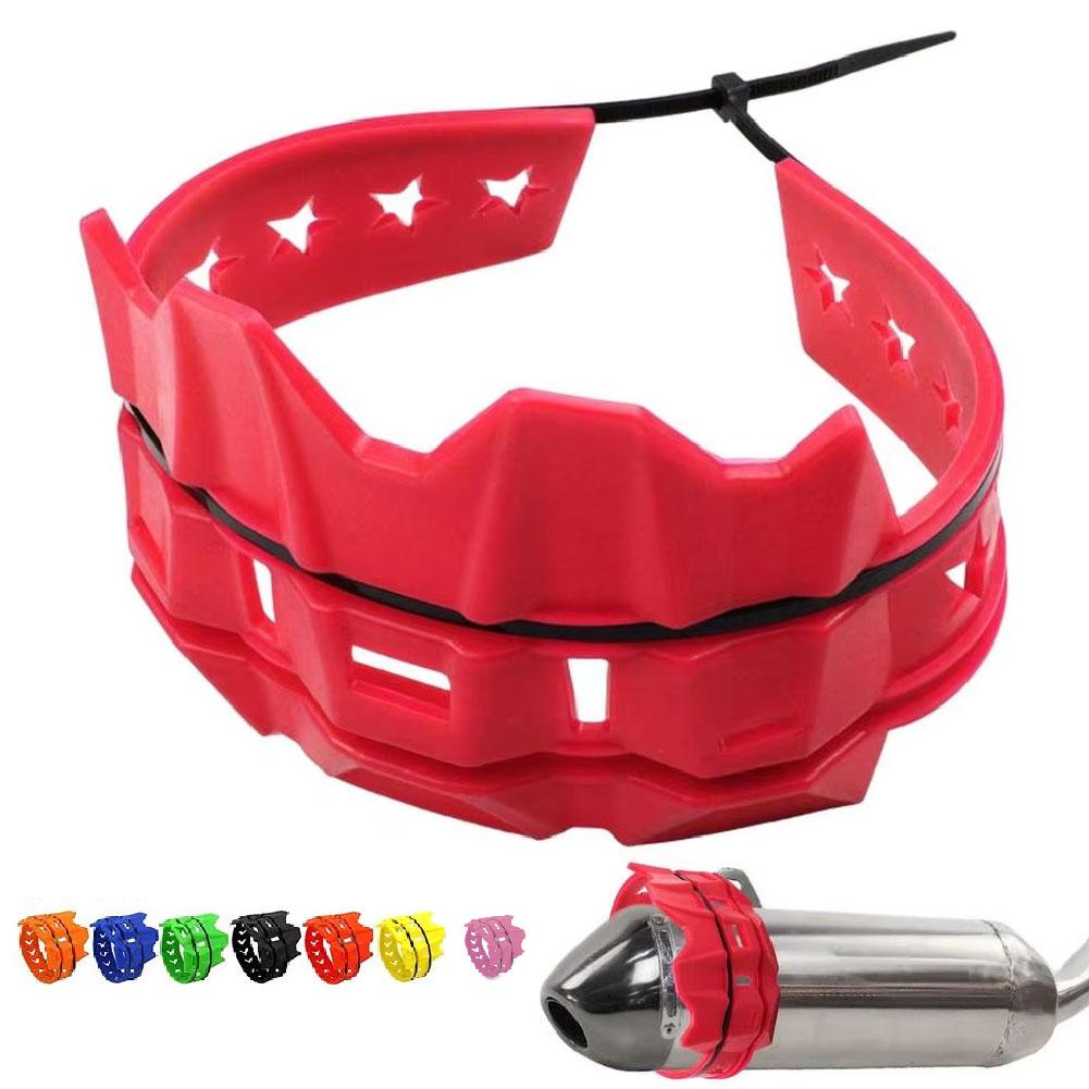 Universal Silicone Exhaust Tail Pipe Protector Cover And Decorative Protector Molding For KTM EXC EXCF 125 200 250