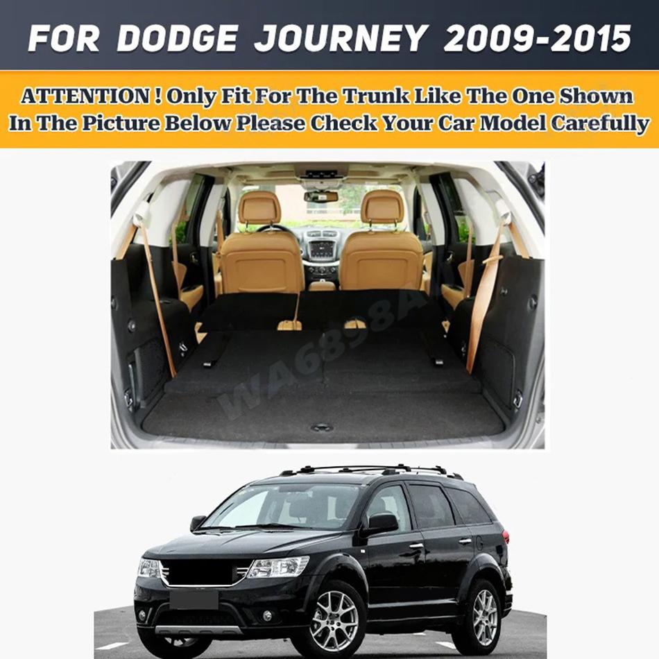 High Quality Leather Car Trunk Mat For Dodge Journey 2009 2010 2011 2012 2013 2014 2015 Anti Dirty Leather Carpet Protective Pad