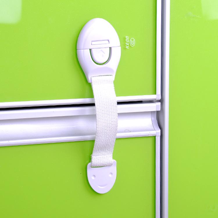Baby Multifunctional Cloth Lock Baby Safety Lock Child Clasp Lock Drawer Plastic Toilet Lock Cabinet Door Refrigerator Lock