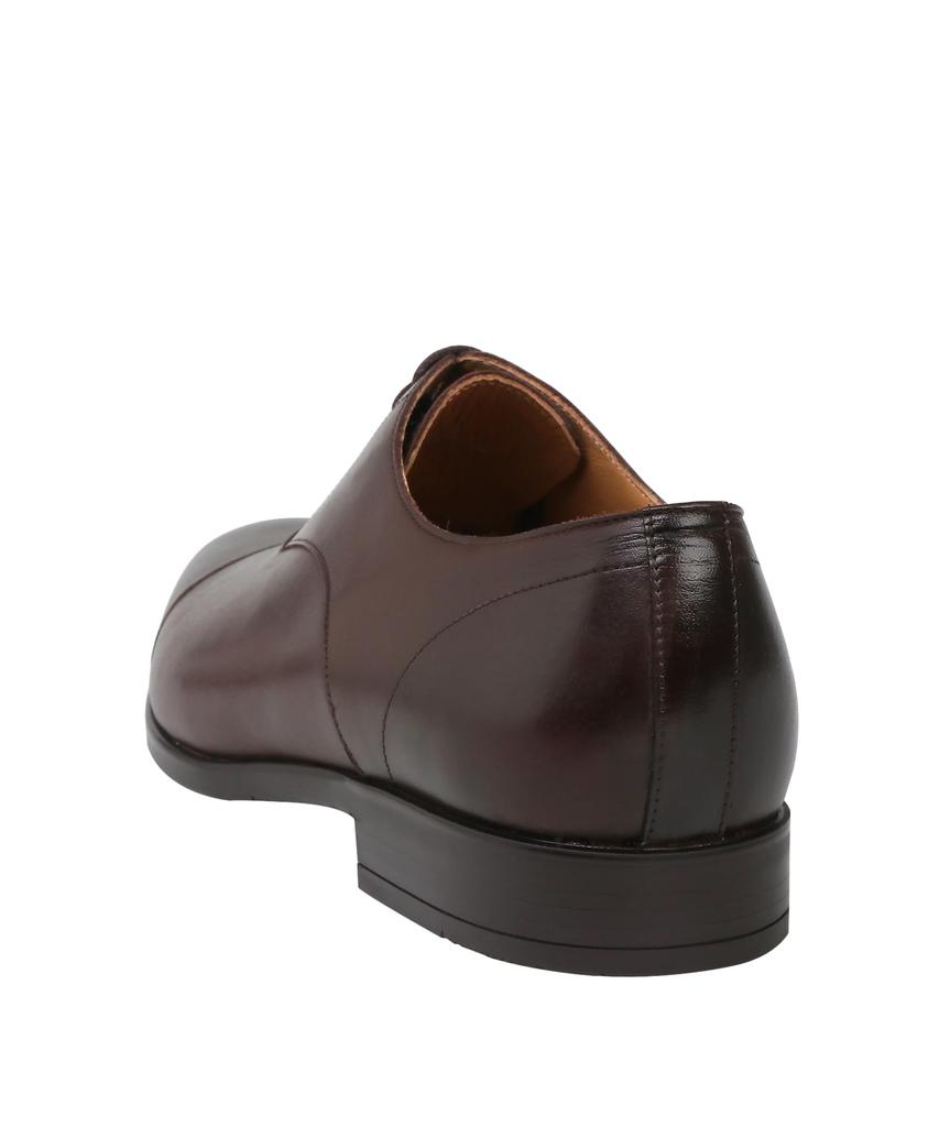 Paul Smith Leather Dark Brown Straight-Tip Shoes,