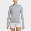 Nike Running Dri-Fit Long Sleeve T-Shirt Women Tops Grey CU3278-084