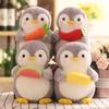 Cute Penguin Hugging Fruit Plush Stuffed Doll Kids Toy Home Decor Valentine Gift