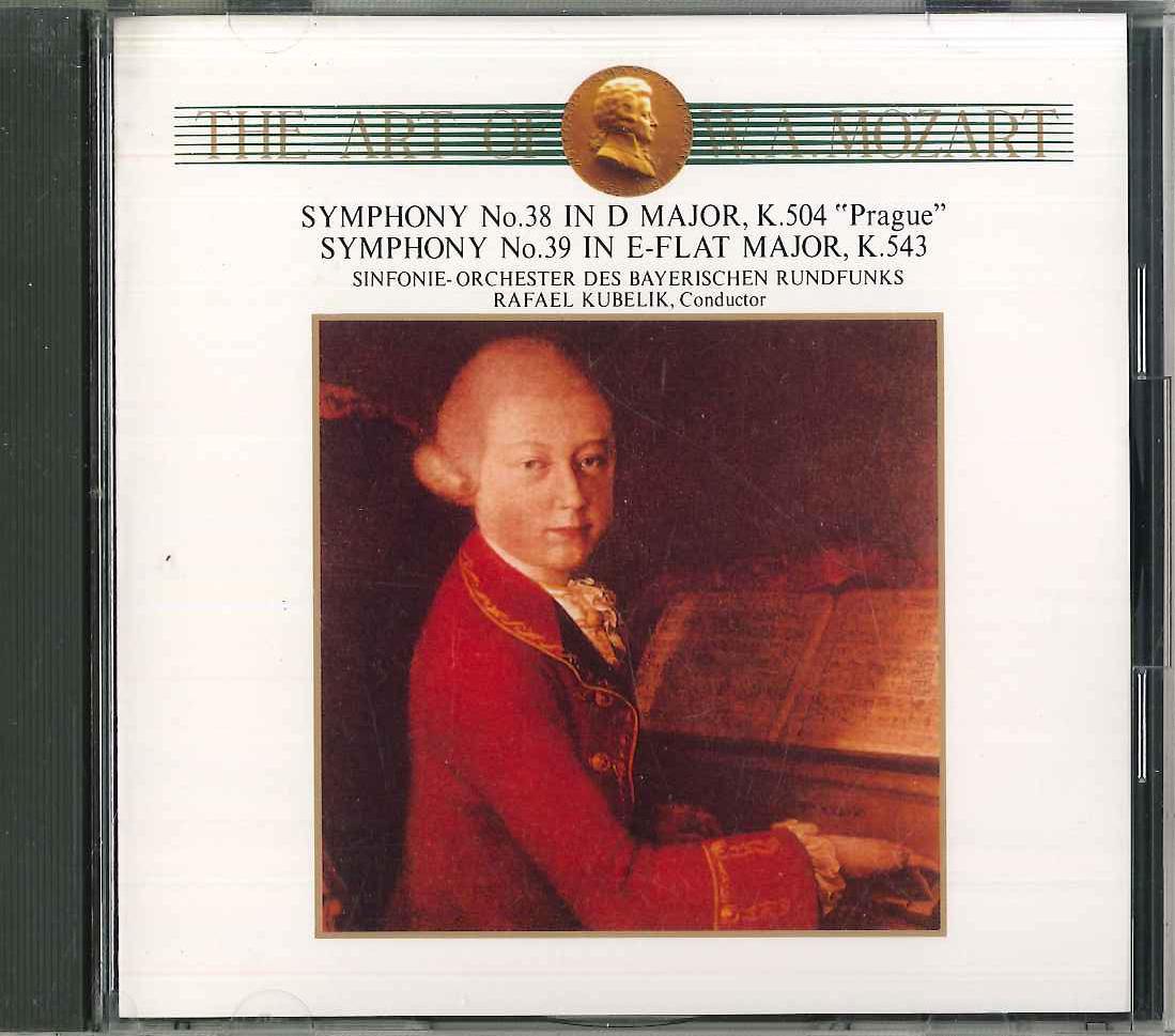 

CD РАФАЭЛЬ КУБЕЛИК - Моцарт, В.а.: Симфонии №. 38, FDCA671 SONY Япония Классика Б/У