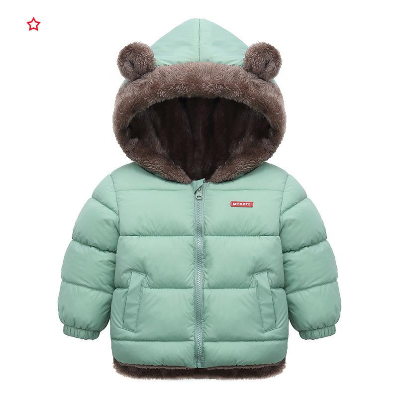 Новая детская стеганая куртка на пуху ягненка — фото 4