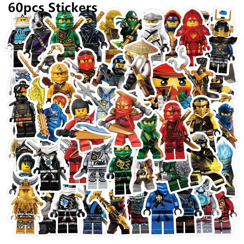 Ninjaed Go Balloons Happy Birthday Banner Legoed Party Decoration Supplies Backdrop Cake Topper Kids Spiral Disposable Tableware