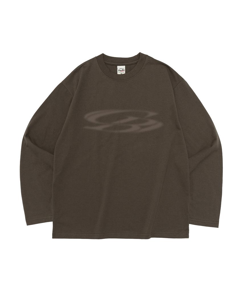CARGOBROS FOR WOMAN Vintage Circle Logo Long Sleeve T-Shirt (Khaki)