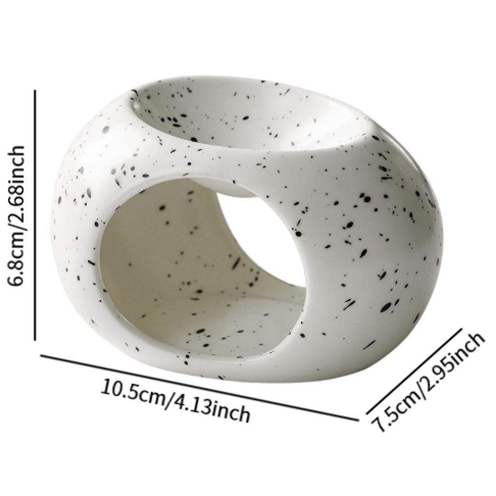 Ceramic Essential Oil Burner Incense Burner Holder Multifunctional Candlestick Tealight Candle Holder Home Office Bedroom Decor