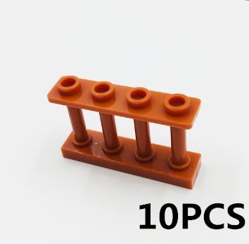 Military MOC Sentry Building Block Soldier Sandbag Fence Cannon Shell Barbed Wire Weapon Rack Training Field Watchtower Toy K018