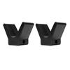 2PCS Rubber Trailer Boat Bow Stop 2 in V Shape Bow Stop Durable Bow Stop Block  Marine Application