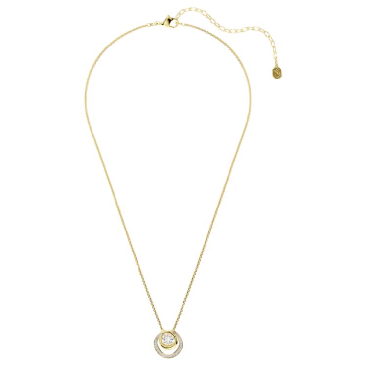 Swarovski Round Design Cubic Zirconia Necklace Unisex necklace White 5738248